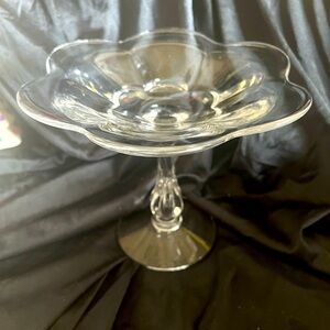 Duncan Miller Canterbury 1939.  compote 7” across 6” tall. Beautiful server